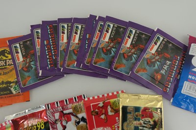 Lot An assortment of Nostalgic trading card packs...