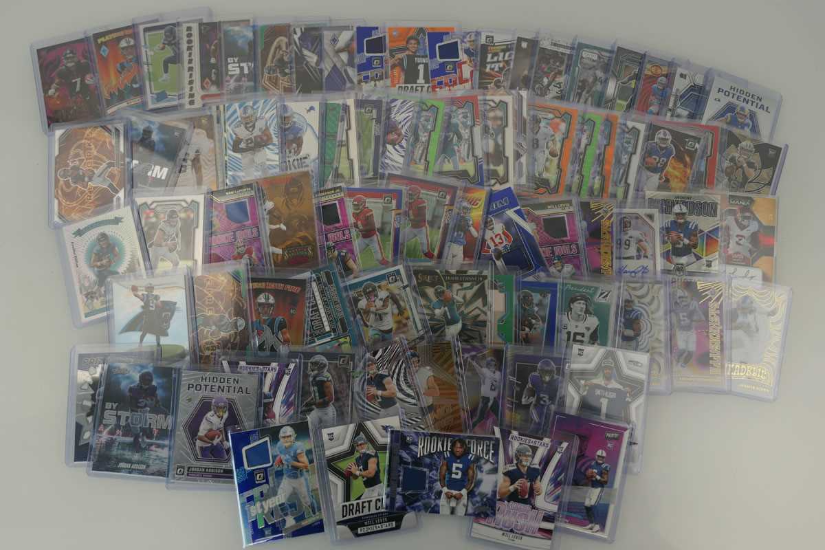 Lot Assortment of NFL Trading cards to include...