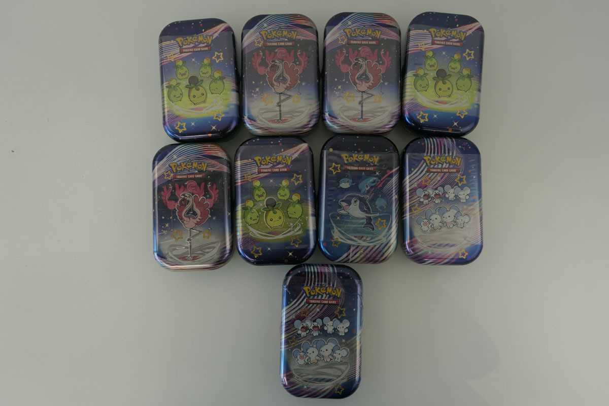 Lot 9 Pokémon TCG Scarlet & Violet Paldean Fates...