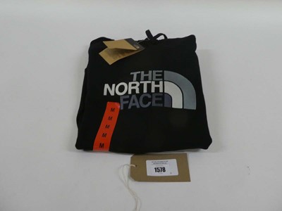 Lot 1578 - The North Face hooded jumper in black size medium