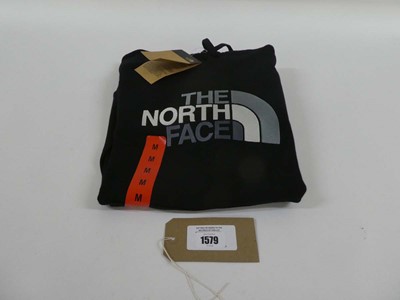 Lot 1579 - The North Face hooded jumper in black size medium