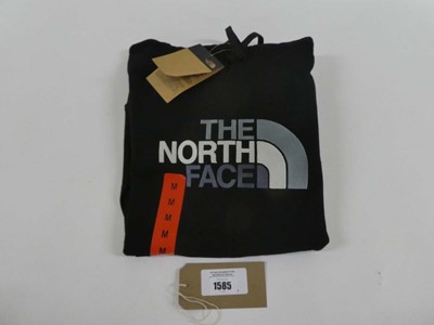 Lot 1585 - The North Face hooded jumper in black size medium