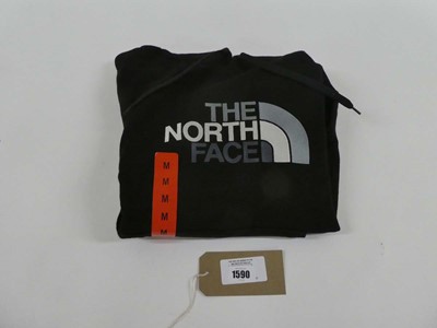 Lot 1590 - The North Face hooded jumper in black size medium