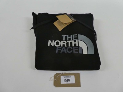 Lot 1598 - The North Face hooded jumper in black size large