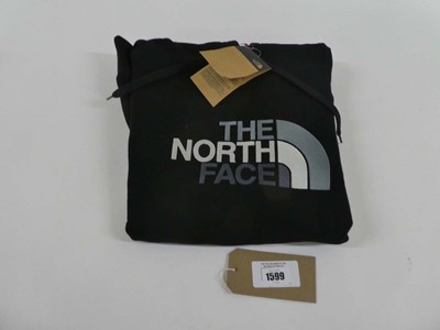 Lot 1599 - The North Face hooded jumper in black size large