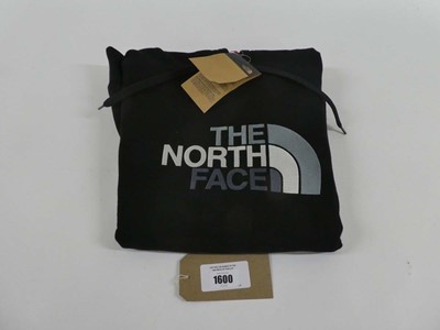 Lot 1600 - The North Face hooded jumper in black size large