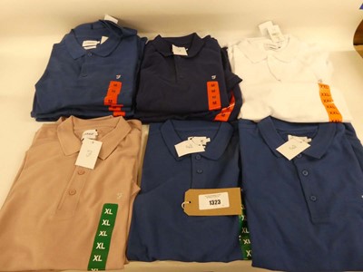 Lot 1323 - Approx. 20 mens Farah modern fit polo tops