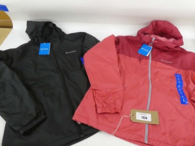 Lot 1328 - 2 Columbia light weight waterproof jackets...