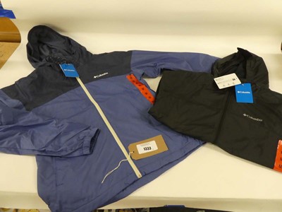 Lot 1333 - 2 Columbia light weight waterproof jackets...