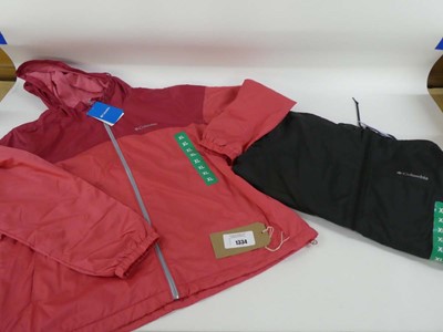 Lot 1334 - 2 Columbia light weight waterproof jackets...