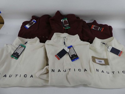 Lot 1339 - 6 Nautica sailing 1/4 zip fleeces