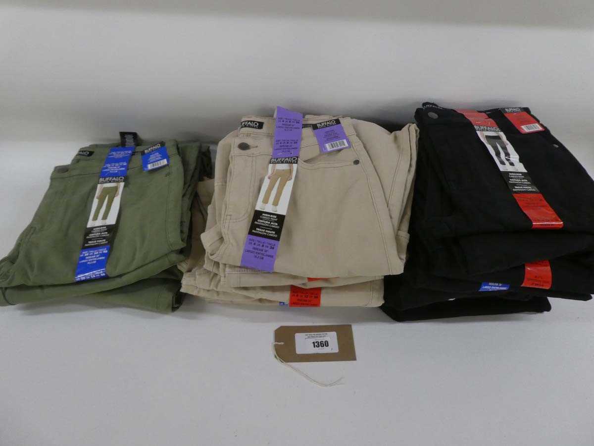 Lot 1360 - Approx. 25 pairs of ladies Buffalo cargo pants