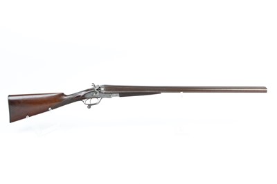 Lot 852 - (S2) 10 bore Double Hammer Gun by J....