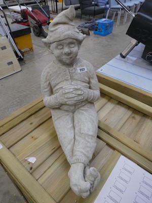 Lot 2127 - Concrete sitting pixie