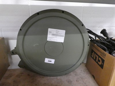 Lot 2134 - Wall mounted garden hose reel with hose