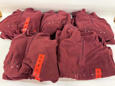 Lot 1366 - 10x Nautica Sailing fleeces, maroon, various...