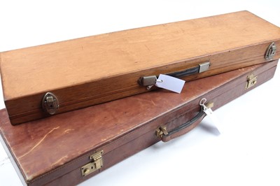 Lot 1409 - Two various gun cases, fitted for 28 and 30...