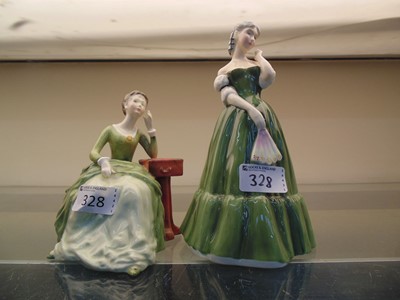 Lot 328 - A Royal Doulton ceramic figurine 'Carolyn'...