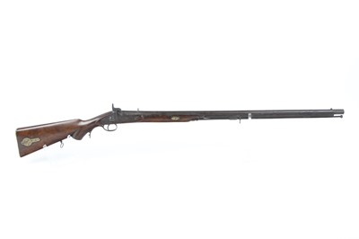 Lot 303 - (S58) 16 bore Percussion single sporting gun,...