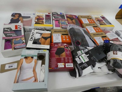 Lot 1010 - Mixed lot of ladies underwear, socks and bras...