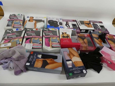 Lot 1011 - Mixed lot of ladies underwear, socks, bras to...