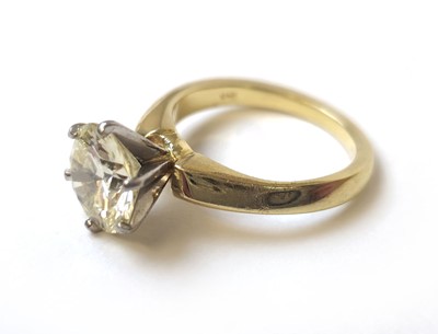 Lot 507 - An approximately 3.3ct diamond solitaire ring....