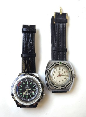 Lot 570 - A 1960s/70s Roamer divers watch together with...