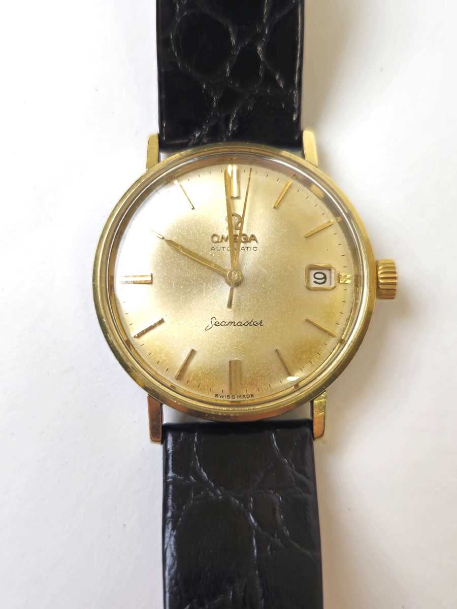 Lot 572 - A gentleman's Omega Seamaster automatic...