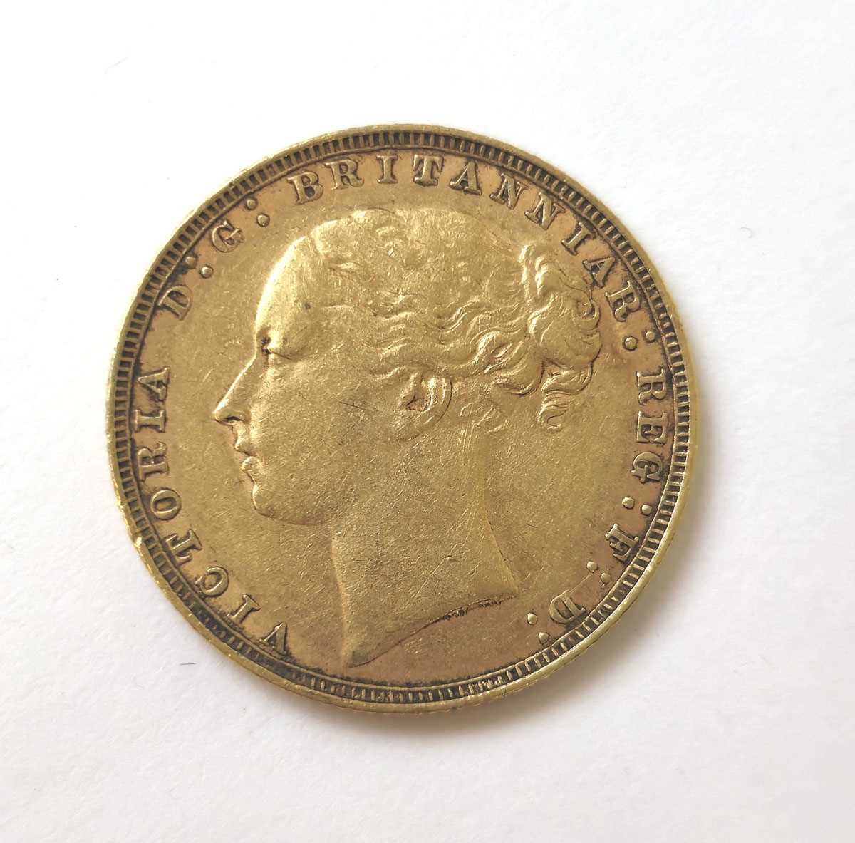 Lot 554 - A Queen Victoria 'Young head' full sovereign...