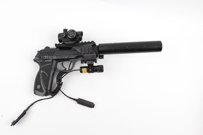 Lot 218 - .177 Gamo PT-85 Blowback Co2 air pistol with...