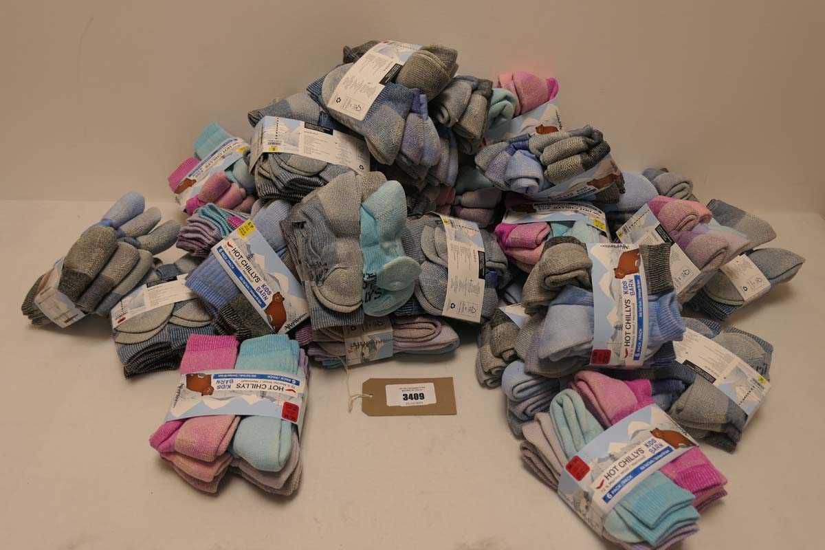 Lot 3409 - Approximately 30 Children's pairs of socks