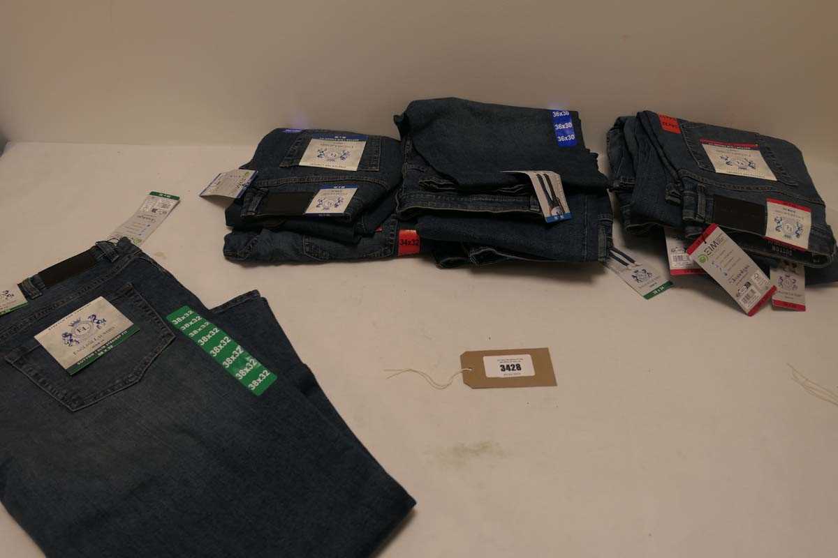 Lot 3428 - Approximately 10 Pairs of English Laundry jeans