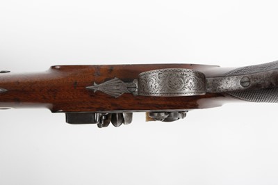 Lot 404 - (S58) Cased Pair 18 bore (.650 Carbine)...