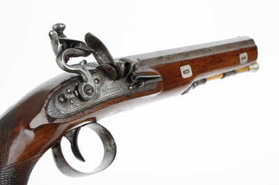 Lot 404 - (S58) Cased Pair 18 bore (.650 Carbine)...