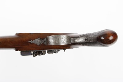 Lot 404 - (S58) Cased Pair 18 bore (.650 Carbine)...