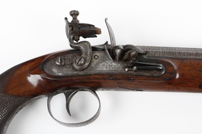 Lot 404 - (S58) Cased Pair 18 bore (.650 Carbine)...