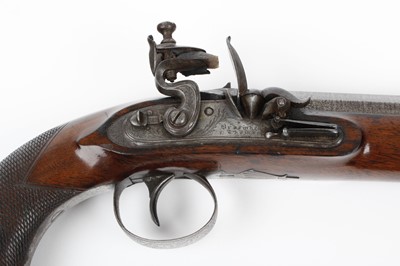 Lot 404 - (S58) Cased Pair 18 bore (.650 Carbine)...