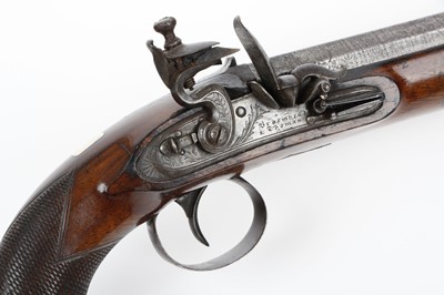 Lot 404 - (S58) Cased Pair 18 bore (.650 Carbine)...