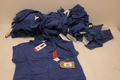 Lot 3443 - 20 blue Weatherproof tops