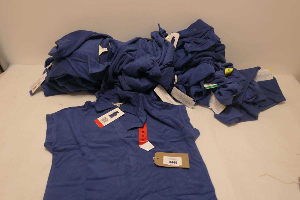 Lot 3444 - 20 blue Weatherproof tops