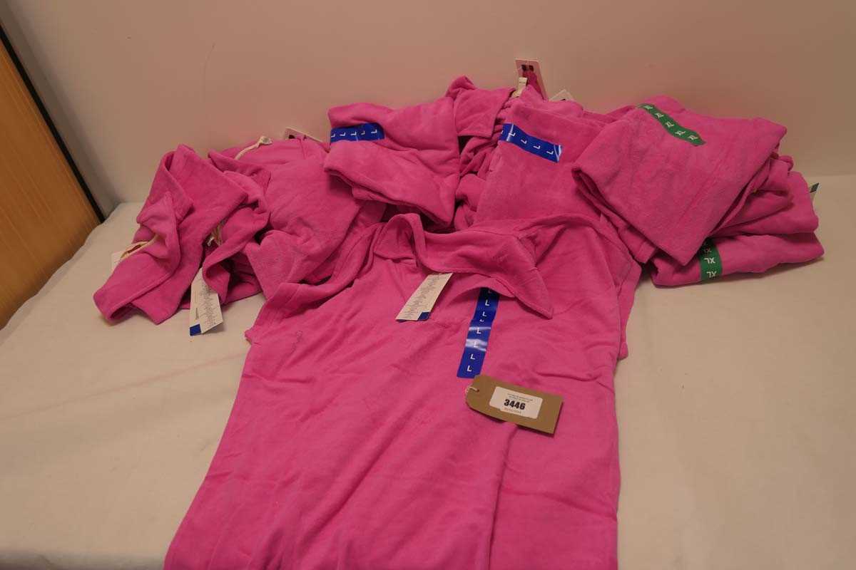 Lot 3446 - 20 Pink Weatherproof tops