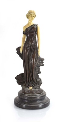 Lot 111 - A 20th century bronze figure modelled as a...