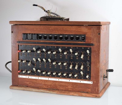 Lot 89 - A 1930's telephone operator's...