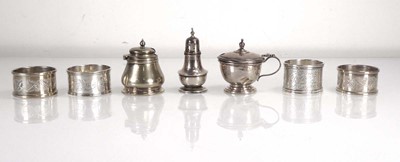 Lot 458 - An early 20th century silver pepper, maker JD...