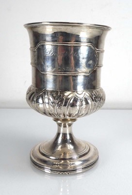 Lot 459 - A George III silver trophy of urn shaped form...