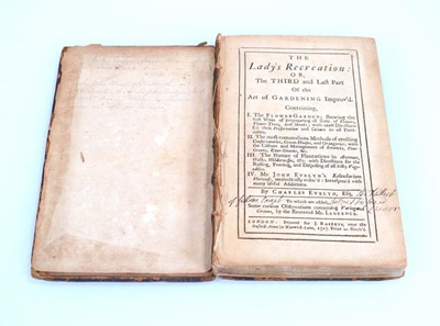 Lot 166 - Charles Evelyn: 'The Lady's Recreation or The...