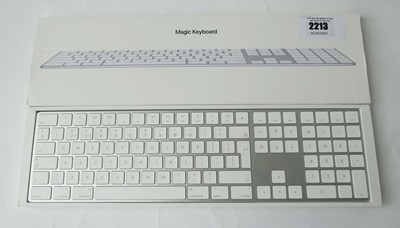 Lot 2149 - Apple Magic Keyboard with Numeric Pad A1843,...