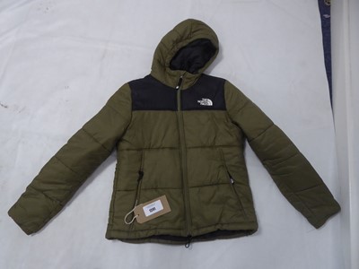 Lot 1241 - The North Face coat in khaki / black size large