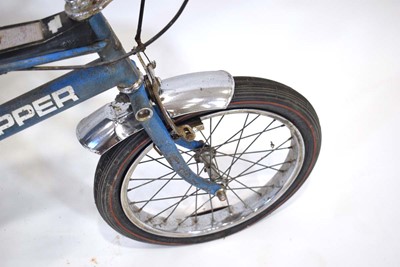 Lot 12 - A 1970's Raleigh Chopper bicycle in blue with...