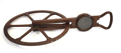 Lot 4 - A 19th century mahogany surveyor's or trundle...